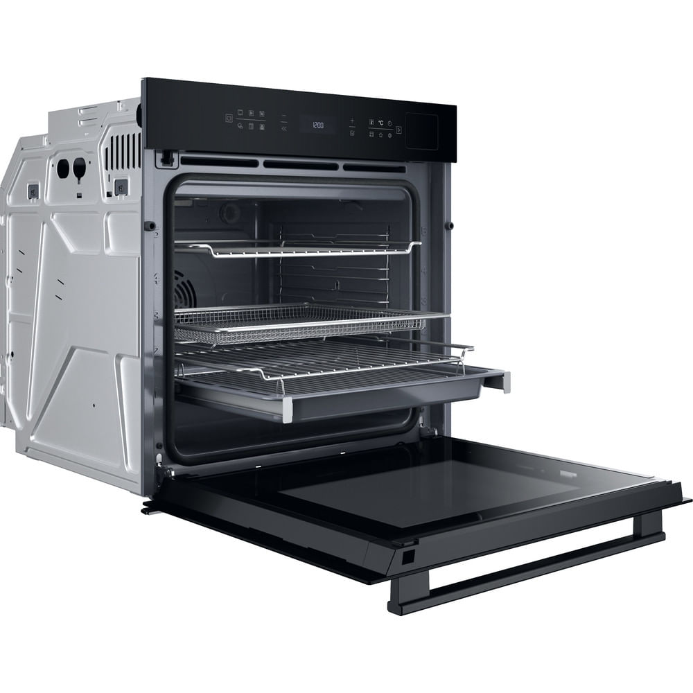 Hotpoint HOI6A8PT1SBUK Class 6 Built-In Electric Single Oven With Pyrolytic Cleaning Black