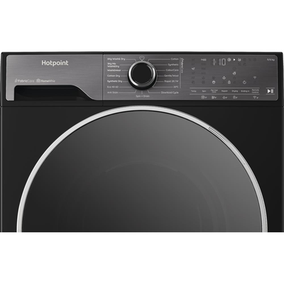 Hotpoint HPD9693BCAREUK 9+6kg 1400 Spin Fabric Care Pro Freestanding Washer Dryer Black