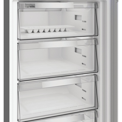 Hotpoint HPKF 6353 XBR4UK Freestanding Dual No Frost 50/50 Fridge Freezer with VitalCare Dark Inox HPKF6353XBR4UK