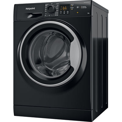 Hotpoint NSWM1046BSUK 10kg 1400 Spin Washing Machine Black