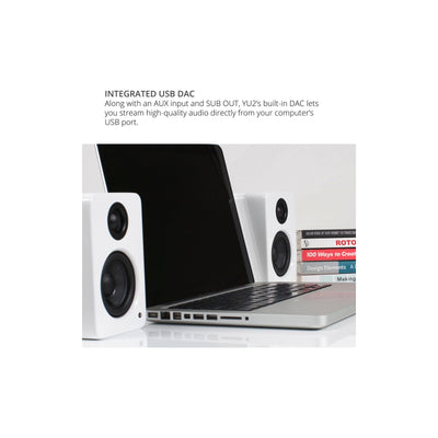 Kanto YU2 Powered Desktop Speakers Matte Black