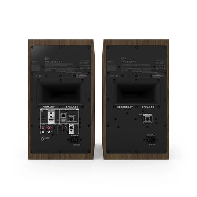 Klipsch The Nines II Active Bookshelf Speakers Walnut