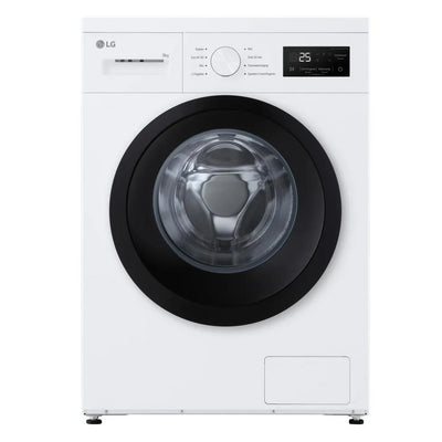 LG F4A10S8NWK 8kg 1400 Spin Front Load Washing Machine White - A Rated
