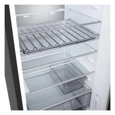 LG GBBS524CEV NatureFRESH 375L Freestanding Frost Free Fridge Freezer Essence Black Steel