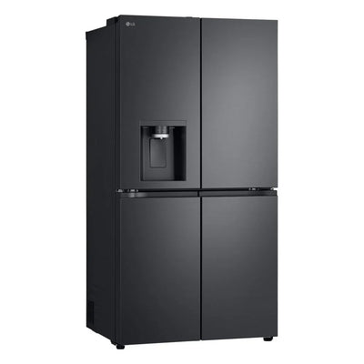 LG GMF960EV4E 646L NatureFRESH Plumbed American Style Fridge Freezer Black - E Rated