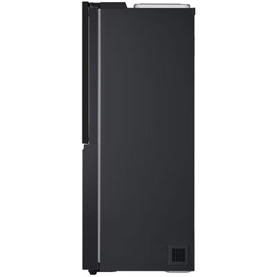 LG GSXE91EVAD 628L InstaView Non-Plumbed Frost Free American Fridge Freezer Essence Black Steel