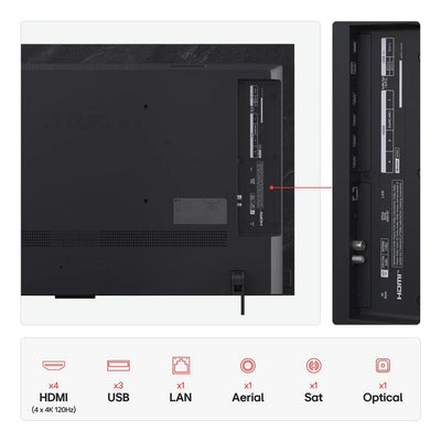 LG OLED42C55LA 42 Inch OLED evo AI C5 4K Ultra HD HDR Smart TV