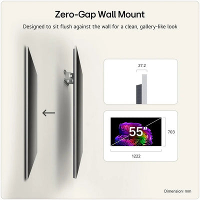 LG OLED55G64LW 55 Inch OLED Evo AI G6 OLEDG64LW 4K Ultra HD HDR Smart TV (Wall mount version) 2026