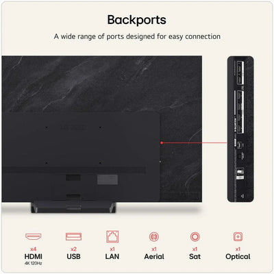 LG OLED65C66LB 65 Inch OLED evo AI C6 4K Ultra HD HDR Smart TV 2026