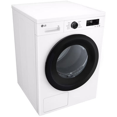 LG RHX1009NWK Sensor Dry 9kg WiFi Enabled Freestanding Heat Pump Tumble Dryer White