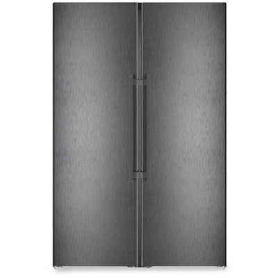 Liebherr Peak XRCBS5295 120cm 519L Freestanding No Frost Side by Side Fridge Freezer Black Steel