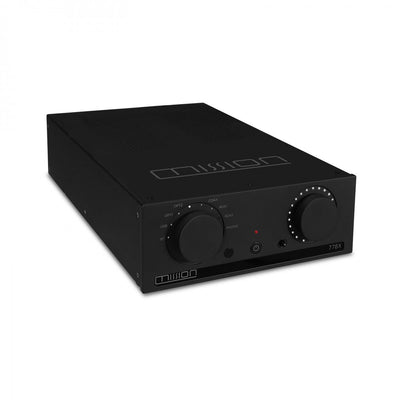 Mission 778X Integrated Amplifier Black with Monitor Audio Bronze 300 7G Floorstanding Speakers Walnut Pair HiFi Package