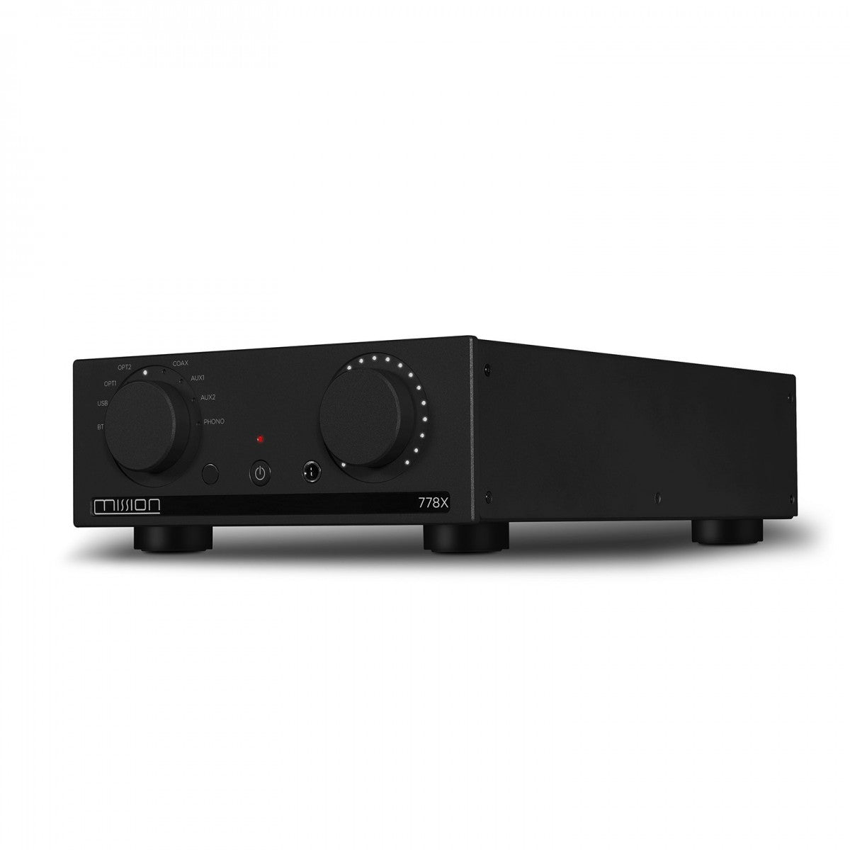 Mission 778X Integrated Amplifier with LX-2 MKII Bookshelf Speakers Pair HiFi Package - Black