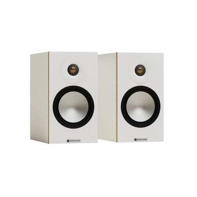 Monitor Audio Bronze 50 7G Two-Way Bookshelf Speakers Pair White