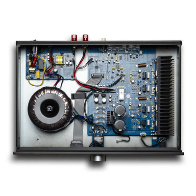 Musical Fidelity B1xi Integrated Amplifier with Monitor Audio Bronze 300 7G Floorstanding Speakers Pair Black