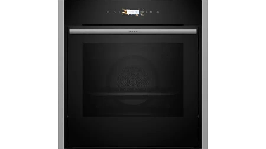 Neff B54CR71N0B N70 Slide and Hide Built-In Electric Single Oven Stainless Steel