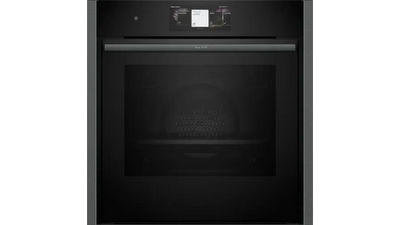 Neff B64CT73G0B N90 Slide and Hide Built-In Electric Single Oven Graphite