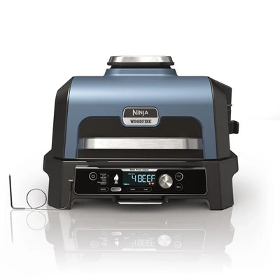 Ninja OG901UK Woodfire Pro Connect XL Electric BBQ Grill & Smoker with Cover and Woodfire Pellets OG901UKCOVKIT