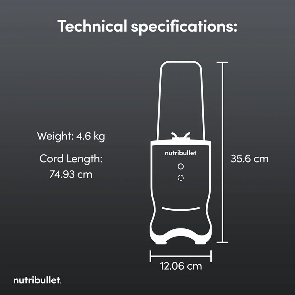 Nutribullet Ultra 1200 McLaren F1 Team Edition Portable Blender 2776 - Grey