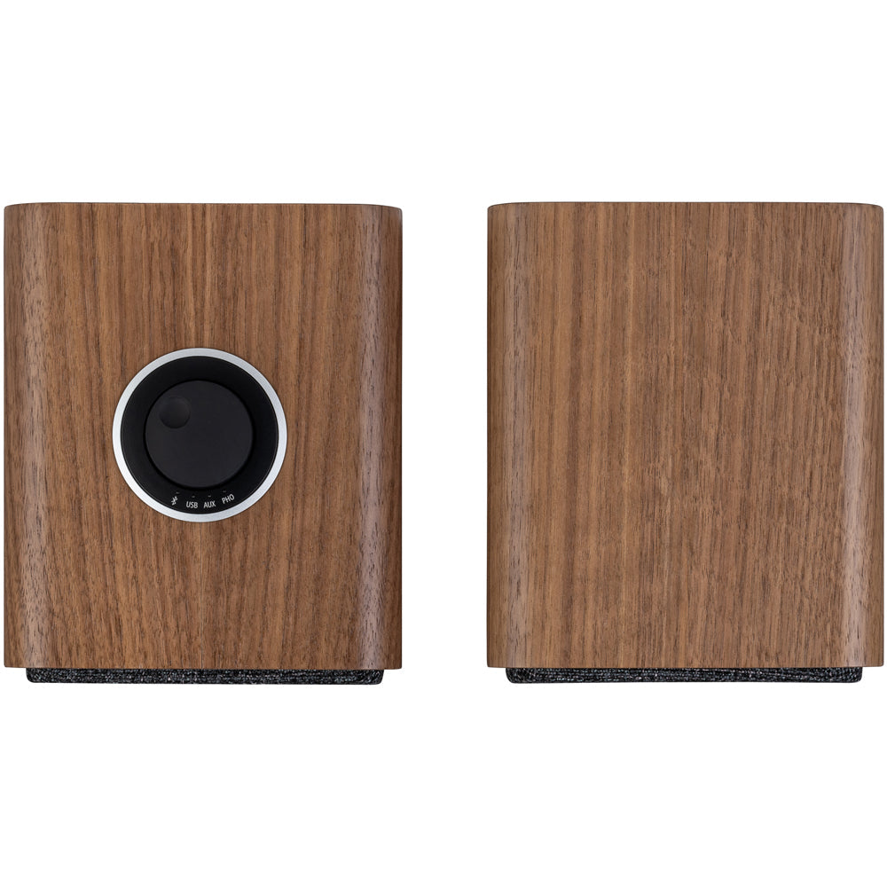 Pro-Ject T1 EVO Phono Turntable with Ruark MR1 MK3 Active Bluetooth Speakers & RS1 Subwoofer Walnut