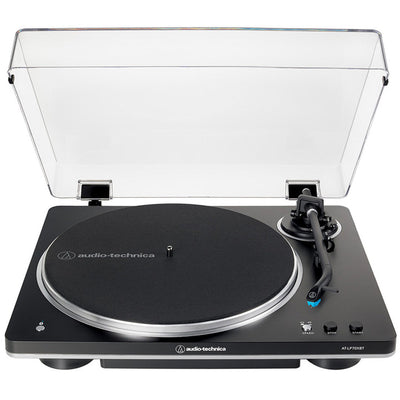 Ruark R410 Music System Charcoal with R-CD100 CD Player & Audio Technica AT-LP70XBT Automatic Wireless BT Turntable - Black