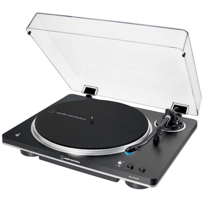 Ruark R410 Music System Charcoal with R-CD100 CD Player & Audio Technica AT-LP70XBT Automatic Wireless BT Turntable - Black
