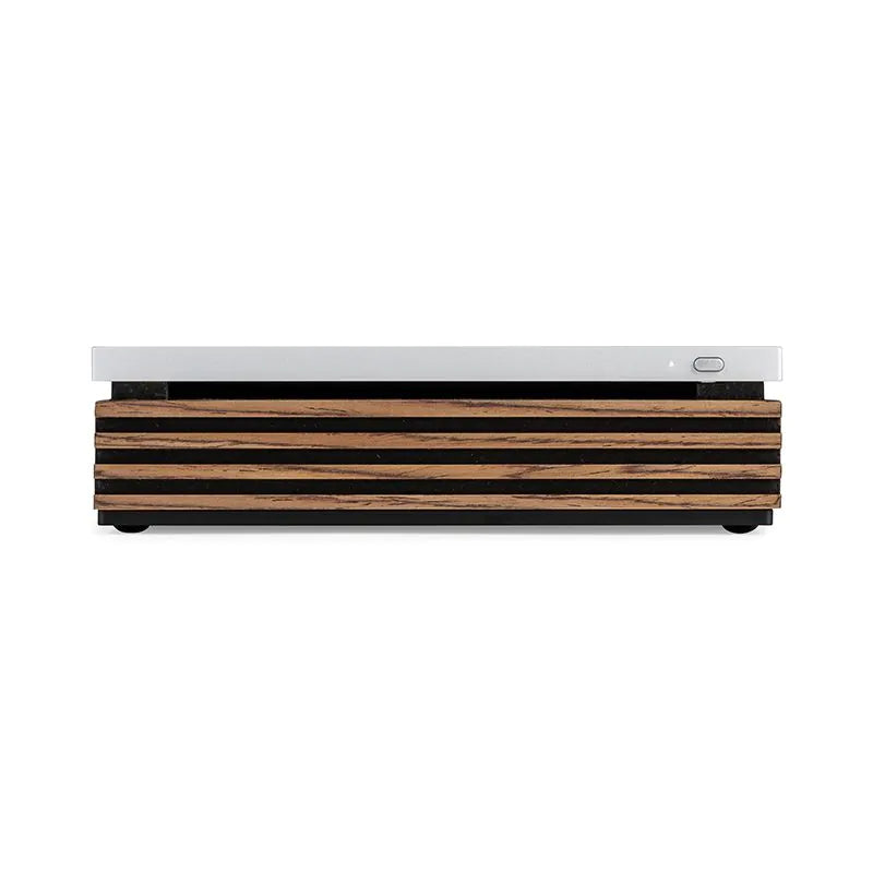Ruark R610 Music Console & Sabre-R Bookshelf Speakers Pair Walnut with R-CD100 CD Player