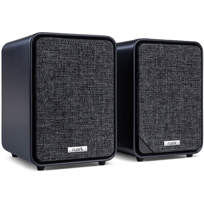 Ruark RS1 Subwoofer with MR1 MK3 Active Bluetooth Speakers Pair Charcoal Black