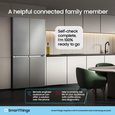 Samsung RF50C532EB1 Series 7 SpaceMax American Style Smart Fridge Freezer Black