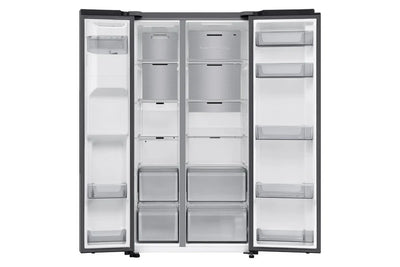 Samsung RS70F66KCTEU Series 7 Bespoke AI 91cm Side by Side American Style Fridge Freezer in Silver