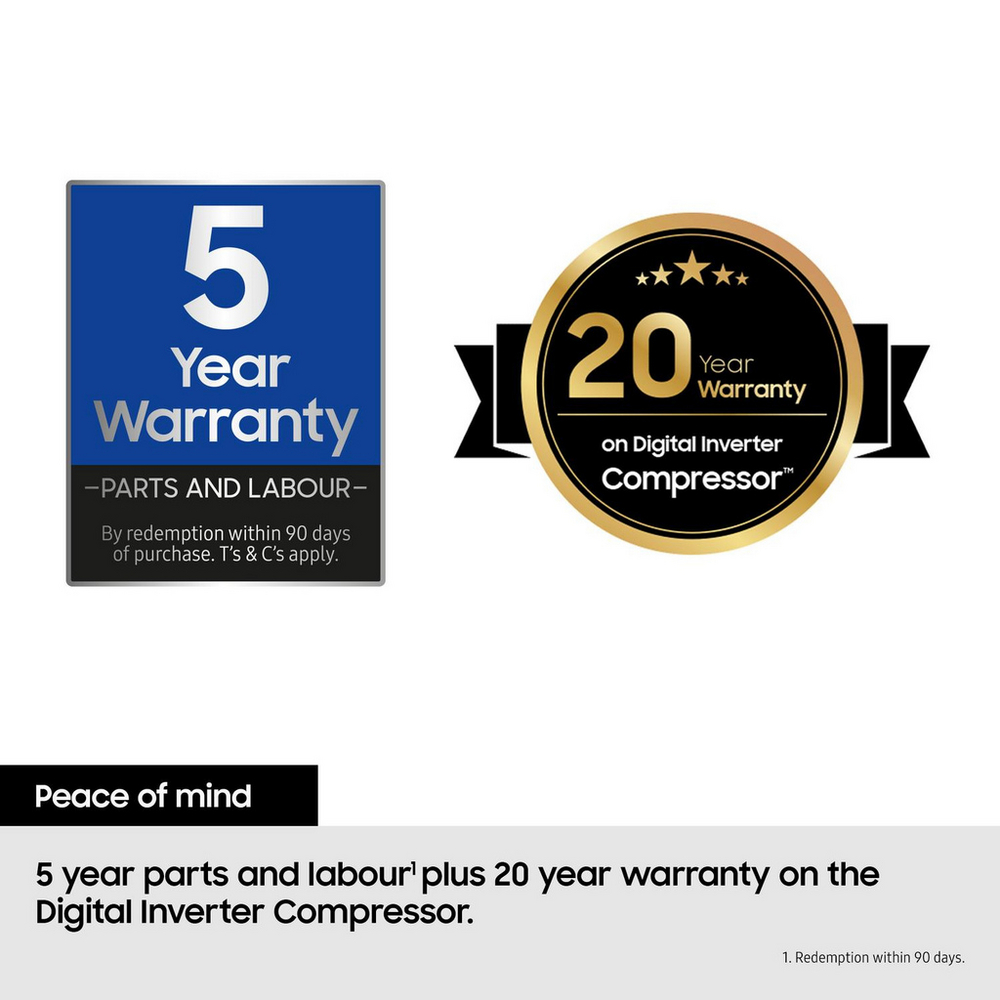 Samsung Series 9 RS90F64EETEU Bespoke AI Home 621L Total No Frost American Fridge Freezer Silver