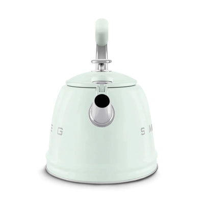 Smeg WKF01PG Retro 50s Style Whistling Hob Kettle Pastel Green
