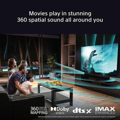 Sony K55XR80PU 55 Inch BRAVIA 8 4K UHD HDR OLED Smart TV with BRAVIA Theatre Bar 8 HTA8000 Soundbar Bundle