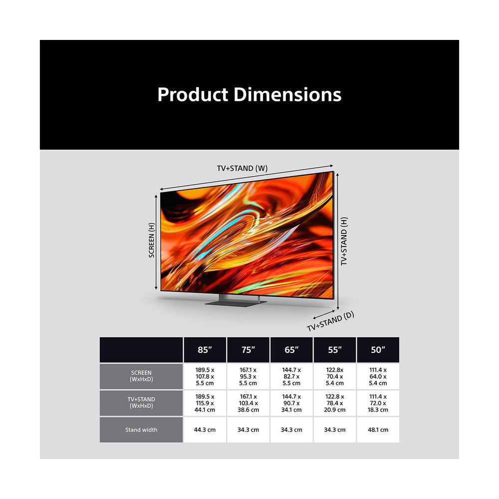 Sony K75XR75M2PB 75 Inch BRAVIA 7 II True RGB LED 4K Ultra HD HDR Smart Google TV 2026