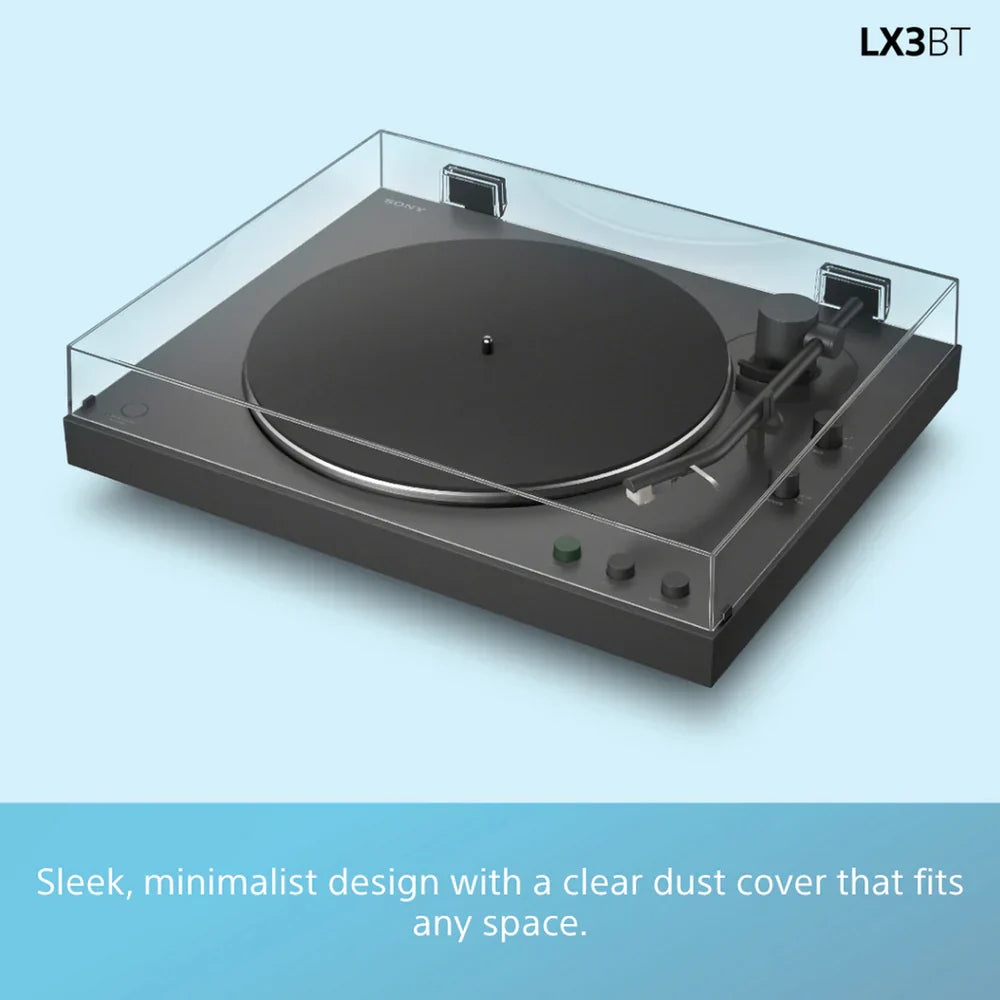 Sony PSLX3BT Fully Automatic Bluetooth Turntable With Kanto ORA4 Powerd Bluetooth Speakers Pair Hi-Fi Package