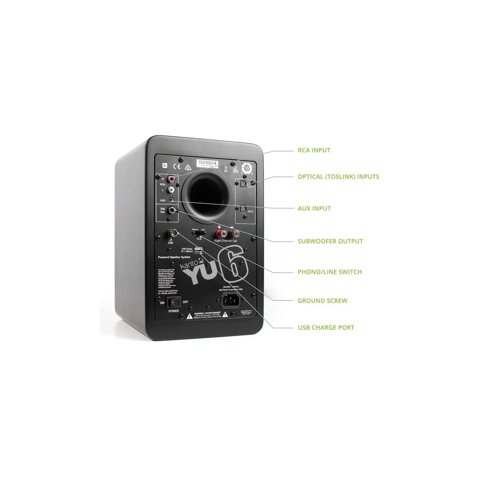 Sony PSLX3BT Fully Automatic Bluetooth Turntable With Kanto YU6 Powerd Bluetooth Speakers Pair Hi-Fi Package