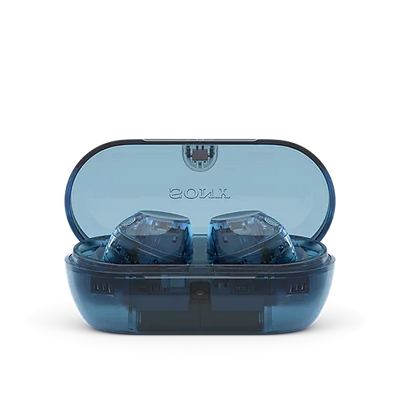 Sony WFC-710N Wireless Noise Cancelling Bluetooth Earbuds Glass Blue