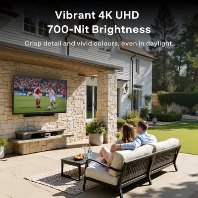 Sylvox OT75B1K4GC 75 Inch 4K Ultra HD LED Partial Sun Outdoor Smart TV