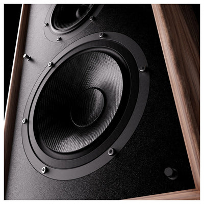 Wharfedale Super Linton Heritage Standmount Bookshelf Speakers Pair - Walnut
