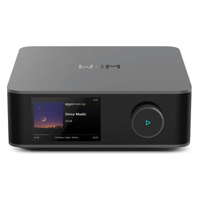 WiiM Amp Ultra Streaming Amplifier Grey with Klipsch RP-600M II Bookshelf Speakers Ebony - HiFi Package