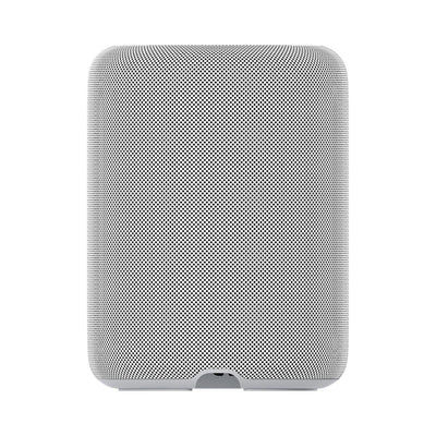 WiiM Sound Lite Wireless Smart Speaker with WiiM NorStone Wall Mount (Single) - White