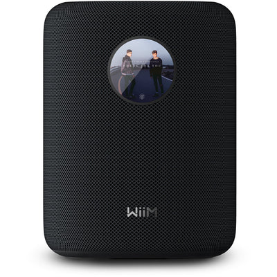 WiiM Sound Wireless Smart Speaker with WiiM NorStone Wall Mount (Single) - Black