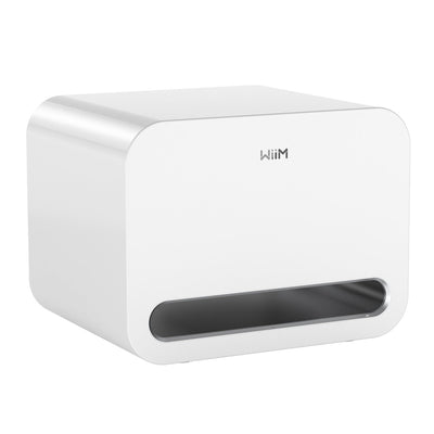 WiiM Sub Pro 8 Inch 250W Wireless Smart Subwoofer with Wi-Fi & Bluetooth - White