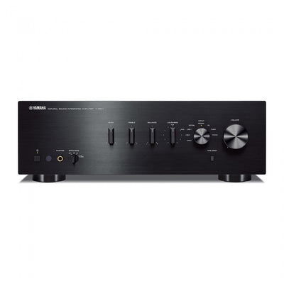 Yamaha AS501 Integrated Amplifier with Bowers & Wilking 606 S3 Standmount Speakers Pair Black HiFi Package